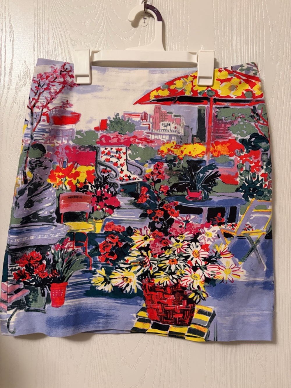 NWOT Talbots Floral Garden Print Multicolor Women's Skirt Size 4